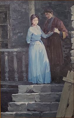 Hakob Ananikyan (Armenian, 1919–1977), oil on cardboard, 45,5 x 29 cm. Notes Hakob Ananikyan 