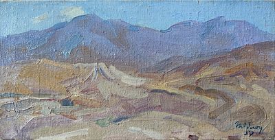 Tatyana Yablonskaya (Ukrainian, 1917–2005), oil on canvas laid on board, signed and dated 1957 