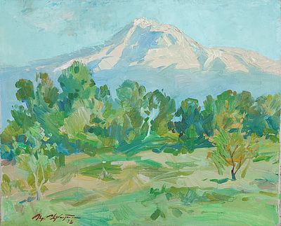 Armen Atayan (Armenian, 1922 - 2021), oil on canvas, signed and dated 2003 l.l., 37,5 x 46,5 