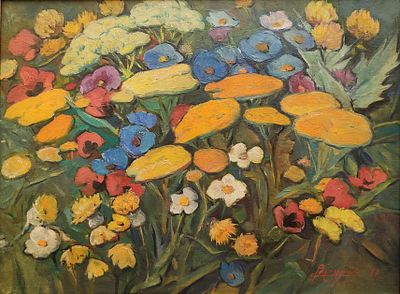 Babken Kolozyan (Armenian, 1909–1994), oil on canvas, signed and dated 1967 l. r., 45,5 x 60 cm. 