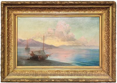 Ivan Konstantinovich Aivazovsky (Armenian, 1817-1900)(Workshop/School), "View Of Mount 