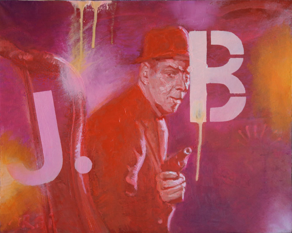 Олег Арнаутов - из серии J.B. . 40х50 см., холст, масло. 2019 г. 
Авторские работы были 