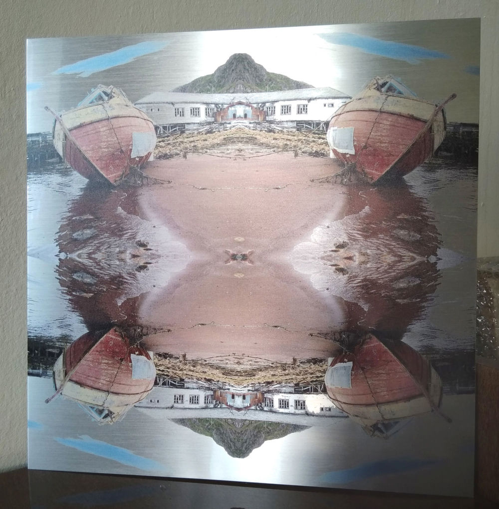 Ольга Давыдова - из серии "По ту сторону Аквилона" . УФ печать на алюминии, 30х30 см. ( очень 