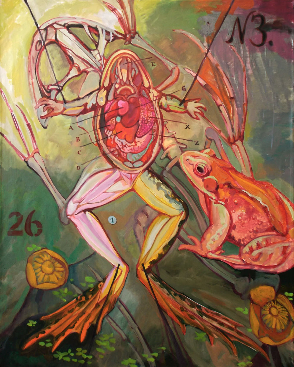 Илья Дроздов - Уроки анатомии . 2021г., 100Х80, холст масло 
Илья окончил МХУ памяти 1905 года в 