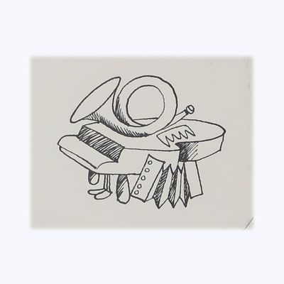 Эскиз иллюстрация к книги, художник Березовский