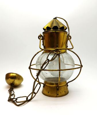 מנורת אוניות הולנדית, גובה ללא השרשרת - 30 ס''מ