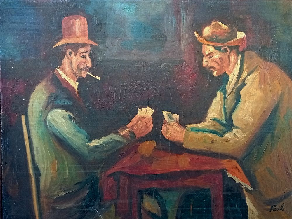 אמן לא מזוהה - שמן על בד. מידות - 56/45 ס''מ . 
חתום .