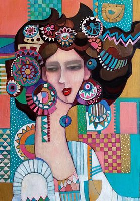 Iryna Kolesnykova - Painting “Beauty architecture” (2024) Size: 98x65. “Beauty architecture” by 