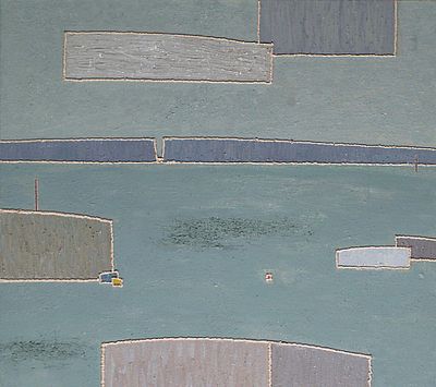 Viktor Ivaniv - Painting “Monthly geometry” (2002) Size: 77x77. “Monthly geometry” by Viktor Ivaniv 