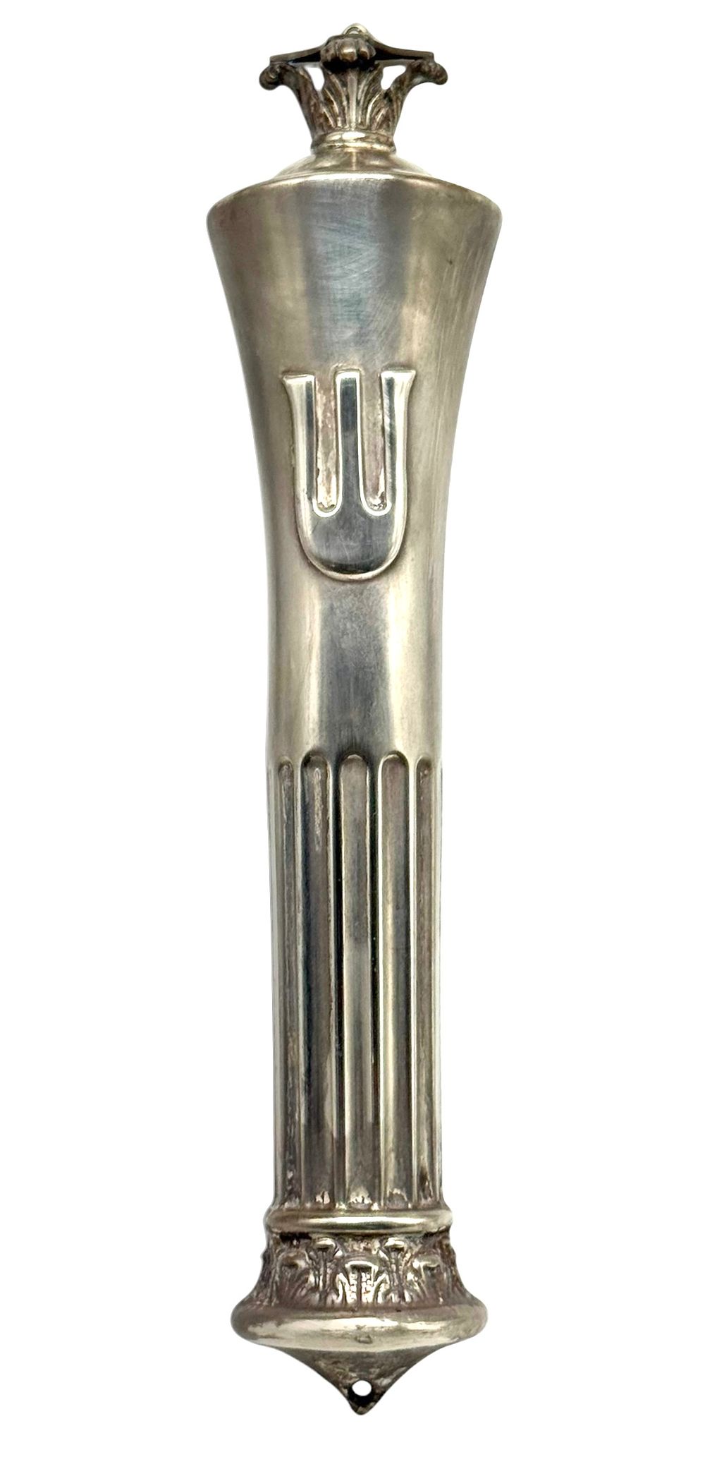 מזוזת כסף . מזוזה גדולה ומרשימה מאוד 
חתומה הצורפים