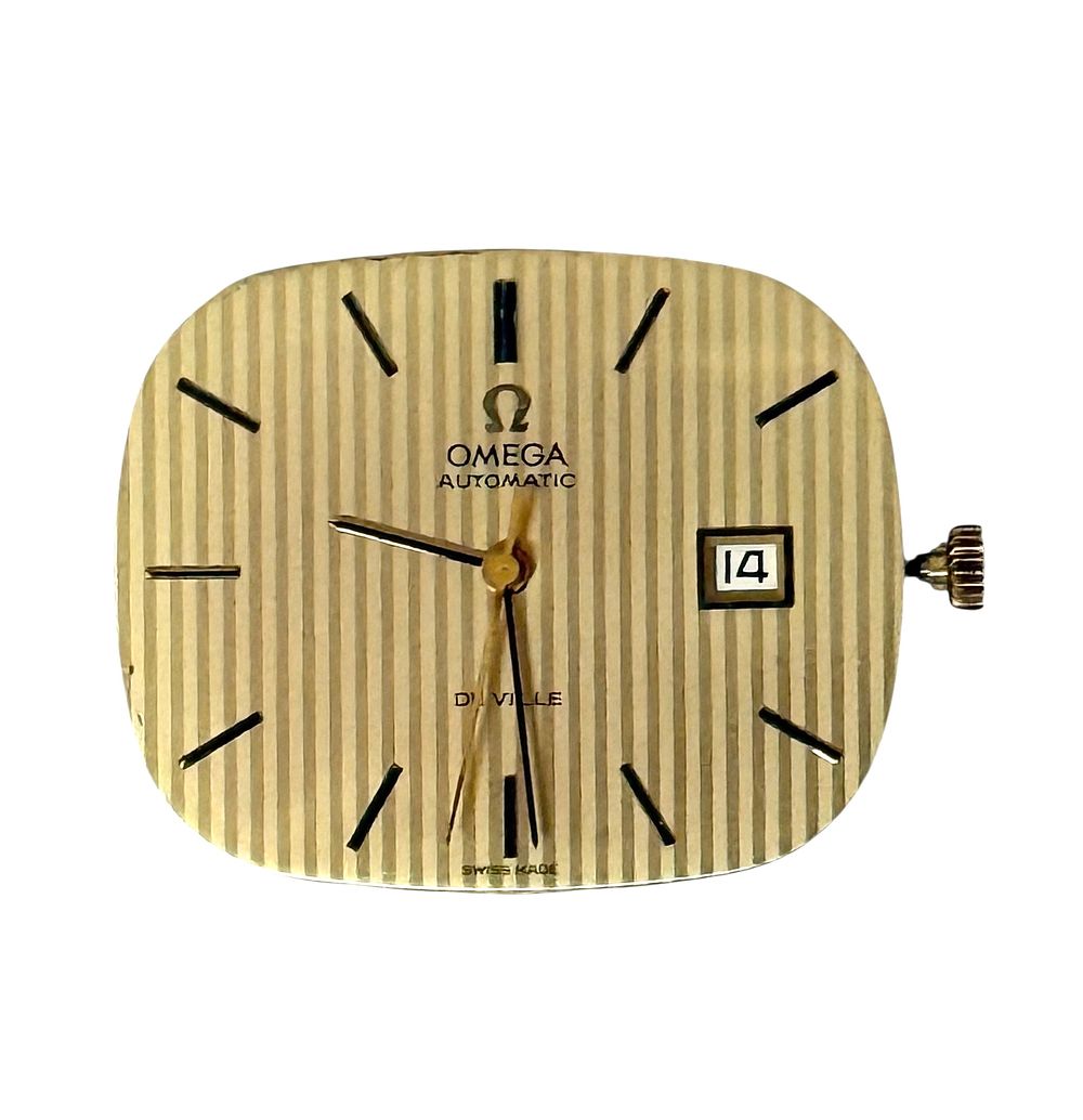 OMEGA. מנגנון אומגה אוטומטי 
ולוח אומגה מקורי