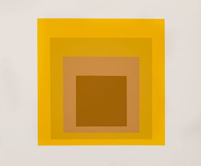 JOSEF ALBERS (1888 - 1976) - Allusive 1964 - 1965 Litograph, ed. 573/1200 from an edition of 1200 