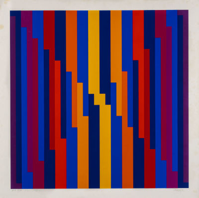 ENRIQUE CAREAGA (1944 - 2014) - Untitled 1972 Silkscreen, ed. E.A. 7/10 64,5 x 64,5 cm Signed in 