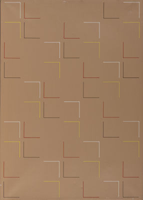 ALDO MENGOLINI (1930) - 08.258 1976 Acrylic on canvas 70 x 50 cm Signed, dated and titled on the 