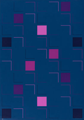 ALDO MENGOLINI (1930) - Untitled 1976 Silkscreen, ed. 50/100 69 x 48,5 cm Signed and dated in 