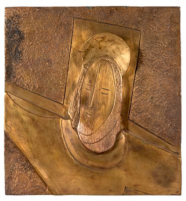 MINO ROSSO (1904 - 1963) - Cristo 1936 Bronze sculpture, ed. 5/6, Avenati Fonditore, Turin 