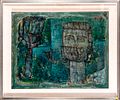 IBRAHIM KODRA (1908 - 2006) - Dormono freschi germogli 1958 
Oil on canvas 
73 x 92 cm 
Signed Image - 2