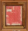 MINO MACCARI (1898 - 1989) - L'approccio Oil on canvas laid down on cardboard 
35 x 30 cm 
Signed Image - 1
