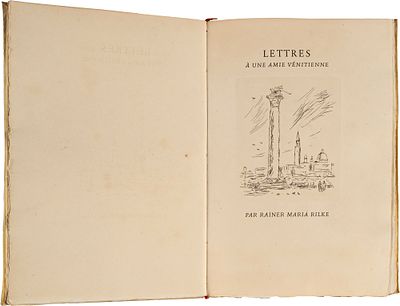 Rilke Rainer Maria - Lettres &agrave; une amie v&eacute;nitienne - Rilke Rainer Maria - Lettres à 
