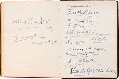 Libro firma di un'importante famiglia veneta - Libro firma di un'importante famiglia veneta 