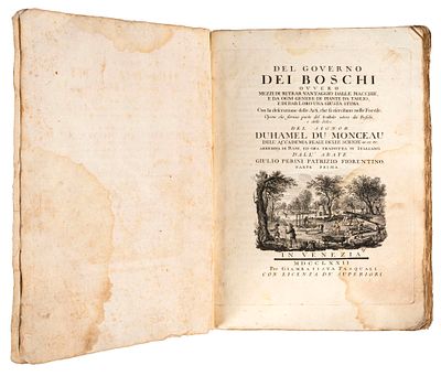 Duhamel De Monceau - Mezzi di ritrar vantaggio dalle macchie, e da ogni genere di piante da taglio e di dar loro una giusta stima