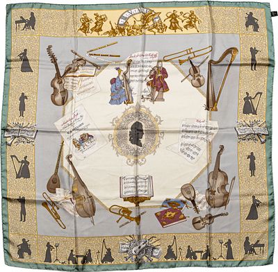 Foulard 'L'arte della Musica' - ETRO Foulard 'L'arte della Musica' In seta 92 x 92 cm Con 