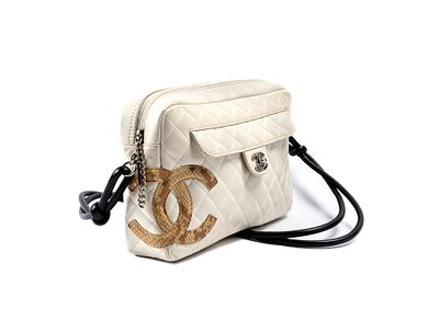 Borsa Cambon Camera - CHANEL Borsa Cambon Camera 2004-2005 In pelle, pitone e dettagli in metallo 