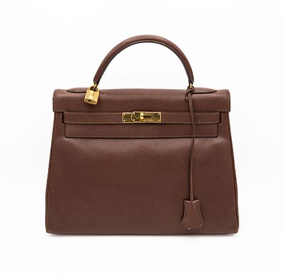 Borsa Kelly 32 Retourn&eacute; GHW - Herm&egrave;s Borsa Kelly 32 Retourn&eacute; GHW 1990 In pelle e dettagli 