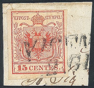 Antichi Stati Italiani - Lombardo Veneto - 15 cent (3) - Antichi Stati Italiani - Lombardo Veneto 