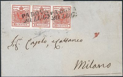 Antichi Stati Italiani Lombardo Veneto Lettera da Padova - Antichi Stati Italiani - Lombardo 