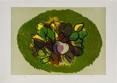 Senza titolo - ENNIO MORLOTTI (1910 - 1992) Senza titolo Litografia, es. p.a. 50 x 70,5 cm Firmata 