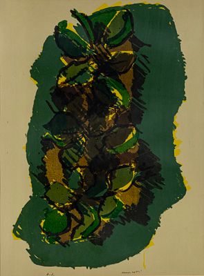 Senza titolo - ENNIO MORLOTTI (1910 - 1992) Senza titolo Litografia, es. p.a. 72,5 x 55,5 cm 