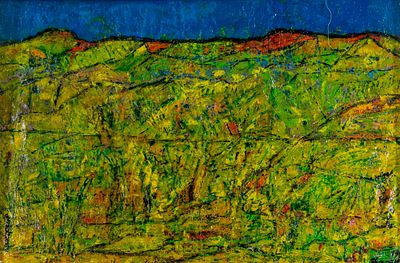 Brianza - ROMANO TROJANI (1926) Brianza 1950 Olio su tela applicata su cartone 41 x 60 cm Firmata 