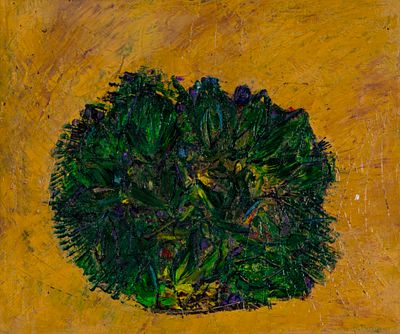 Senza titolo - ROMANO TROJANI (1926) Senza titolo Olio su tela applicata su cartone 49,5 x 59,5 cm 