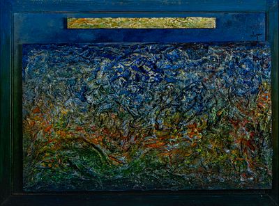 I dieci mondi - PAOLA LUSSO (1962) I dieci mondi 1999 Acrilico su tavola 66 x 86 cm Firmato in 