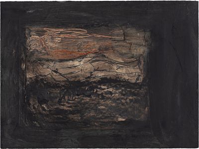 Senza titolo - NINO LONGOBARDI (1953) Senza titolo 1987 Tecnica mista su cartoncino 76 x 56,5 cm 