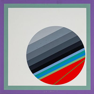 Senza titolo - EUGENIO CARMI (1920 - 2016) Senza titolo 1975 Serigrafia su carta applicata su 