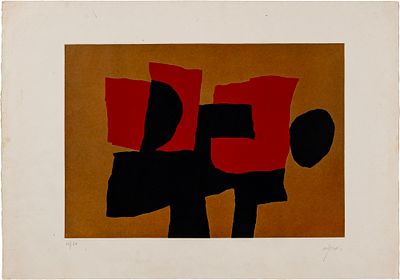 Scarpanto - AFRO BASALDELLA (1912 - 1976) Scarpanto Acquaforte, es. 63/80 34 x 49,5 cm (lastra) 49 