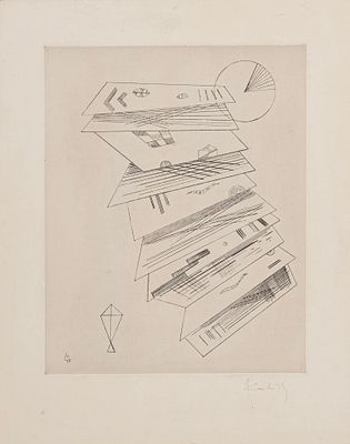 Zweite Radierung fur die Editions Cahiers d'Art - WASSILY KANDINSKY (1866 - 1944) Zweite Radierung 