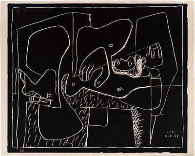 Couchee... - LE CORBUSIER (1887 - 1965) Couchee... 1957 Litografia in 125 esemplari non numerati 