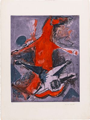 Miracolo - MARINO MARINI (1901 - 1980) Miracolo 1978 Acquaforte e acquatinta, es. P.A., edizione 