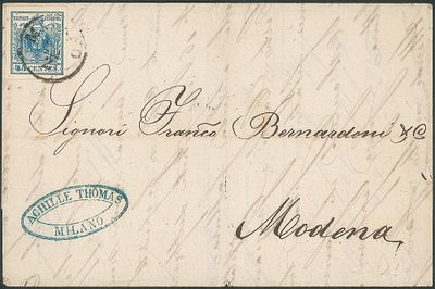 Antichi Stati Italiani - Lombardo Veneto - 45 cent (22) - Antichi Stati Italiani - Lombardo Veneto 