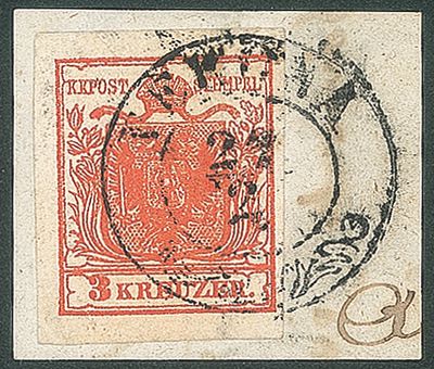 Antichi Stati Italiani - Lombardo Veneto - Territori italiani d'Austria - 3 kreuzer (3 - Austria) - 