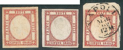 Antichi Stati Italiani - Province Napoletane - 1860 - Tre 5 grana (21) - Antichi Stati Italiani - 