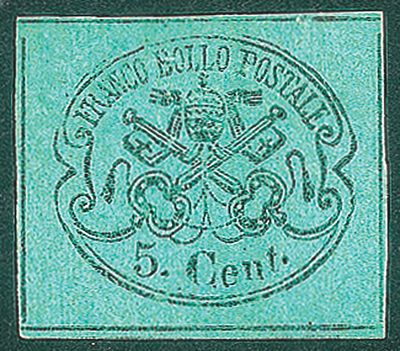 Antichi Stati Italiani - Stato pontificio - 1867 - 5 cent (16) - Antichi Stati Italiani - Stato 