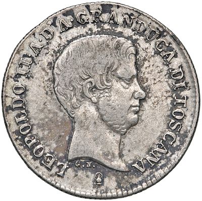 FIRENZE – Leopoldo II di Lorena (1824-1859) - FIRENZE – Leopoldo II di Lorena (1824-1859) Fiorino 