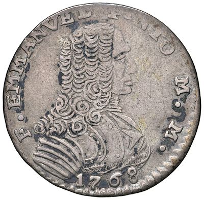 MALTA – Emmanuel Pinto (1741-1773) - MALTA – Emmanuel Pinto (1741-1773) 4 Tar&igrave; 1768 – R.S. 147 AG 