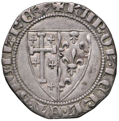 NAPOLI – Carlo I d’Angi&ograve; (1266-1285) - NAPOLI – Carlo I d’Angi&ograve; (1266-1285) Saluto 