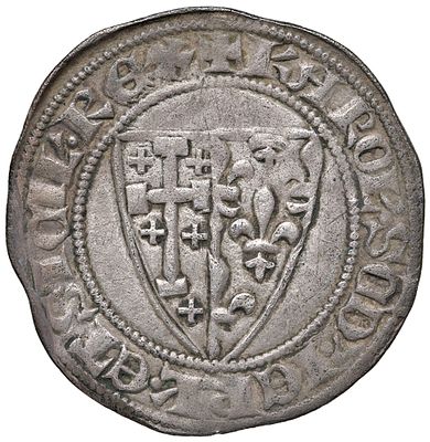 NAPOLI – Carlo II d’Angi&ograve; (1285-1309) - NAPOLI – Carlo II d’Angi&ograve; (1285-1309) Saluto 