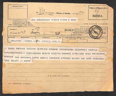 Regno - Vittorio Emanuele III - Regno - Vittorio Emanuele III Due telegrammi in ottime condizioni 
